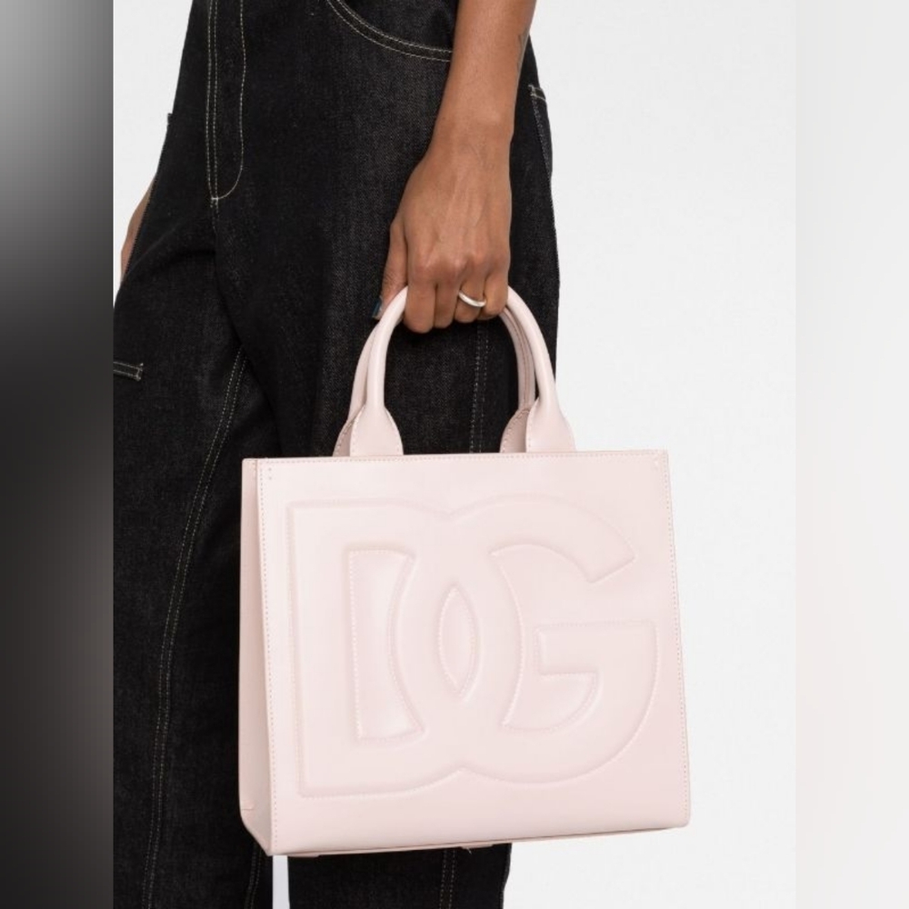 Dolce and Gabbana Small Shopper Pink Tote